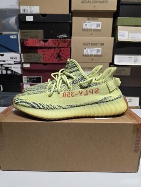 Adidas Yeezy Boost 350 V2 Semi Frozen Yellow B37572 Yellow Men's Sneaker